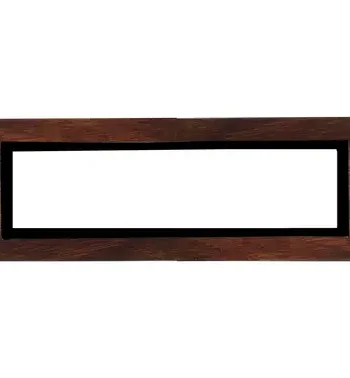 8 Lever Wood & Black Bezel Cluster + Box