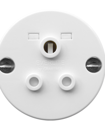 Crabtree Classic Single 164-3 (6A) Socket with Round Conduit Box