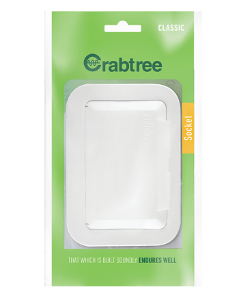 Crabtree Classic Industrial Single STD Switched Socket 164-1