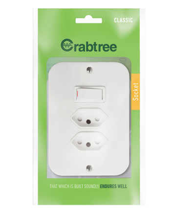 Crabtree Classic Industrial Switched 2×164-2 Socket