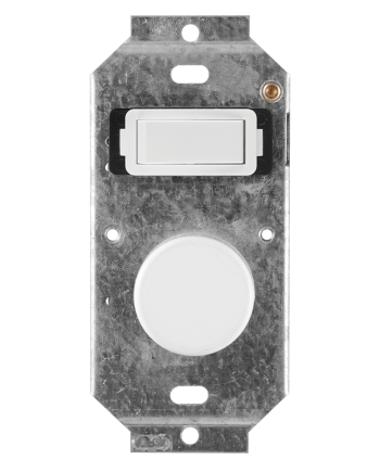 Crabtree Classic 1 Lever 800W Rotary Dimmer Switch on 2×4 Surface Box