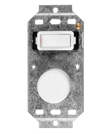 Crabtree Classic 1 or 2 Lever LED Press On/Off Rotary Smart Dimmer (2x4, 225W)