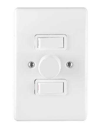 Crabtree Classic 2 or 3 Lever LED Press On/Off Rotary Smart Dimmer 225W