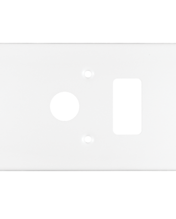 Crabtree Classic 1 Lever Dimmer Steel Coverplate in White