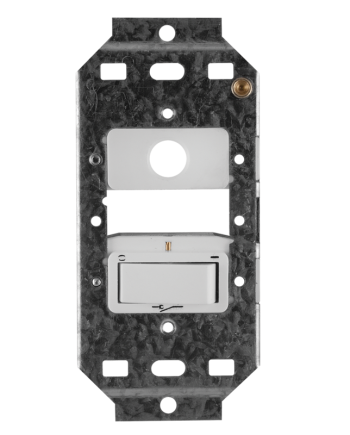 Crabtree Classic 1 Lever Double Pole Switch with Cord-grip on 4x2 Conduit Box