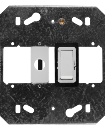 Crabtree Classic 1 Lever Double Pole Switch with Cord-Grip on 4x4 Yoke