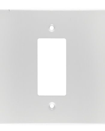 Crabtree Classic Isolator Steel Coverplate - 100x100mm White