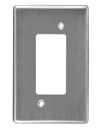 Crabtree Classic 50x100mm Steel Isolator Coverplate (2445/511)