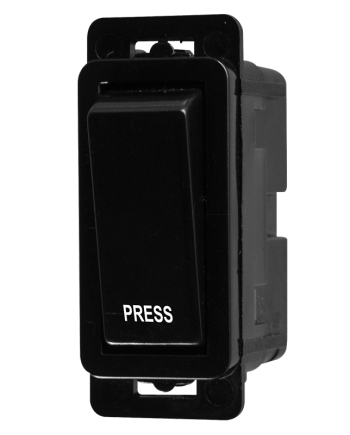 Crabtree Classic 1 Way Clip-in Bellpress Switch (Press)