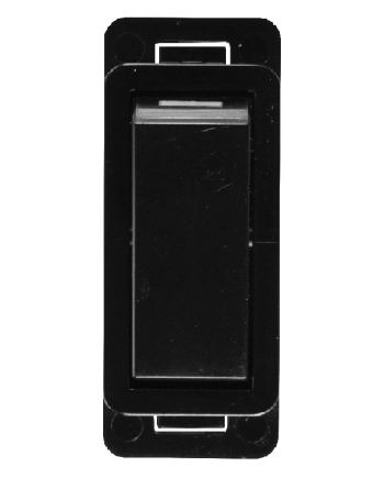 Crabtree Classic Black 1 Way Clip-in Switch for Sleek Installation