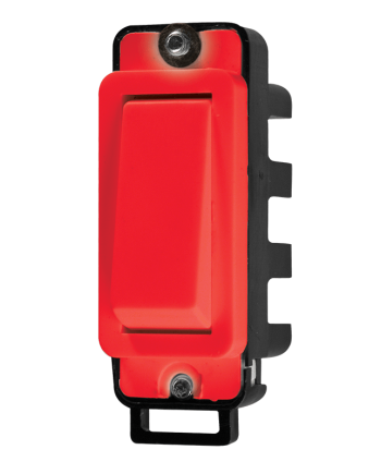 Crabtree Classic 2 Way Screw-in Switch - Red