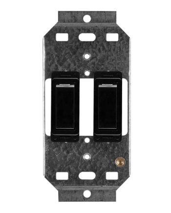 Crabtree Classic 2 Lever 2×2 Way Switch on 2×4 Yoke