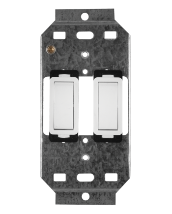 Crabtree Classic 2 Lever 2×2 Way Switch on 2×4 Yoke
