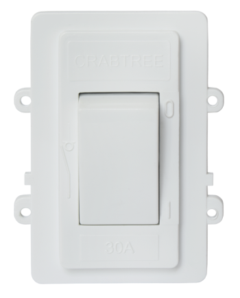 Crabtree Classic Double Pole 30A Isolator Module for Reliable Power Control