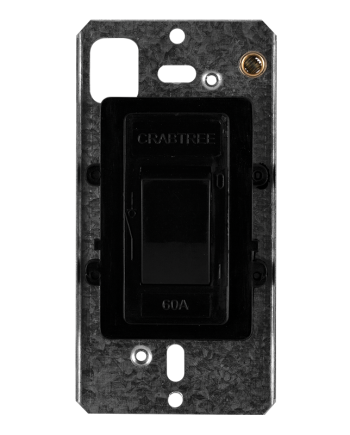 Crabtree Classic Double Pole 60A Isolator on 2×4 Yoke