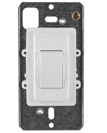 Crabtree Classic Triple Pole 60A Isolator on Yoke