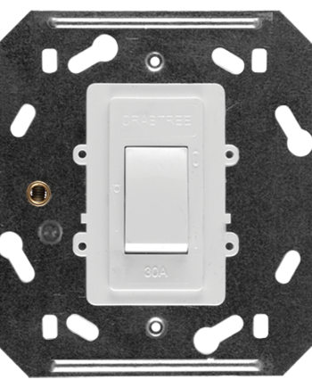 Crabtree Classic Double Pole 30A Isolator on Yoke 4x4 (100x100mm)