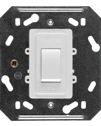 Crabtree Classic Double Pole 30A Isolator with Neon Indicator