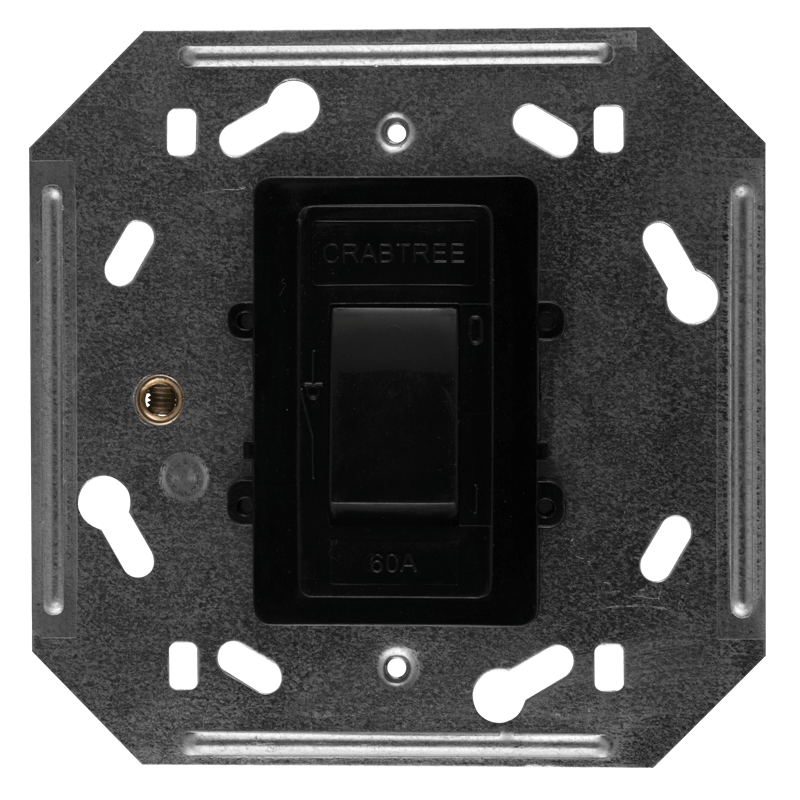 Crabtree Classic Double Pole 60A Isolator on Yoke