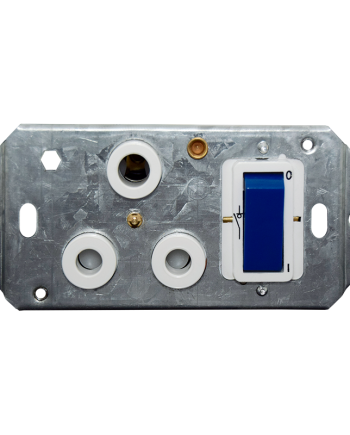 Crabtree Classic Single Isolated STD 164-1 Double Pole Socket - White