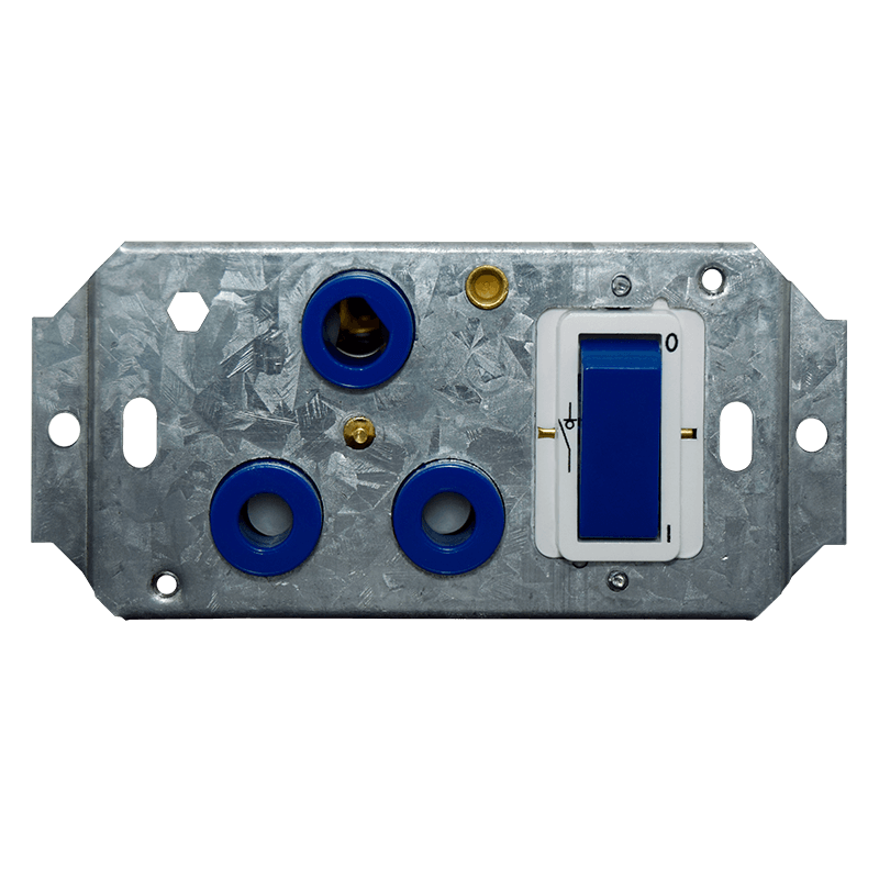 Crabtree Classic Single Isolated STD Socket 164-1 Blue Double-Pole Switched