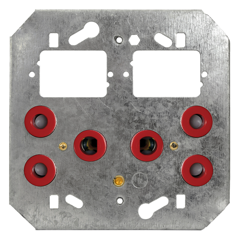 Crabtree Classic Dedicated Separate 164-4 Socket Modules Unswitched on Yoke