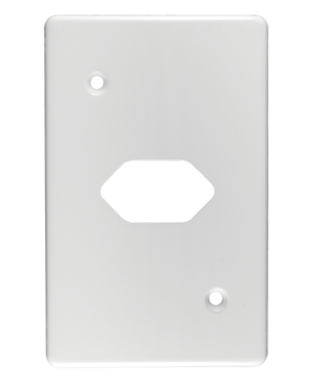 Crabtree Classic Single Slimline Unswitched Steel Socket