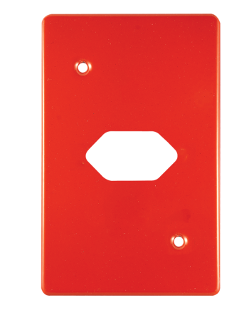 Crabtree Classic Single Slimline Socket Unswitched Steel Coverplate