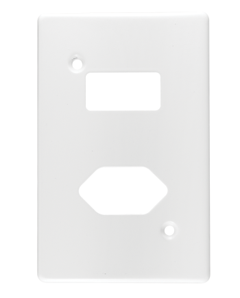 Crabtree Classic Single Slimline Switched Steel Socket Coverplate