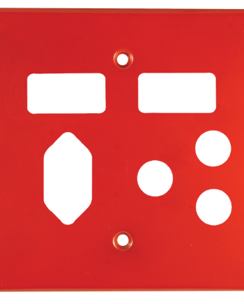 Crabtree Classic Combo Switched Steel Socket Coverplate