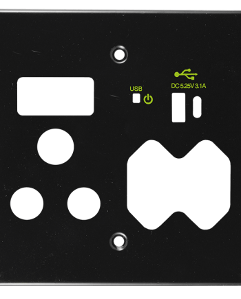 Crabtree Classic USB Combo Socket Coverplate