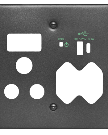 Crabtree Classic USB Combo Socket Coverplate
