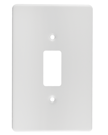 Crabtree Classic 1 Lever Steel Coverplate - Durable and Stylish
