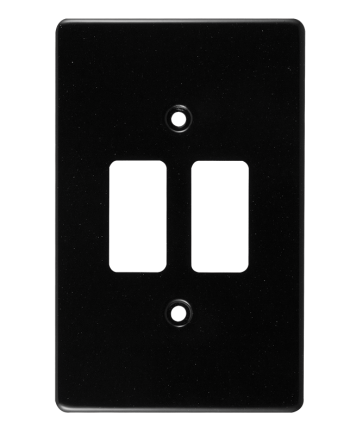 Crabtree Classic 2 Lever Steel Coverplate