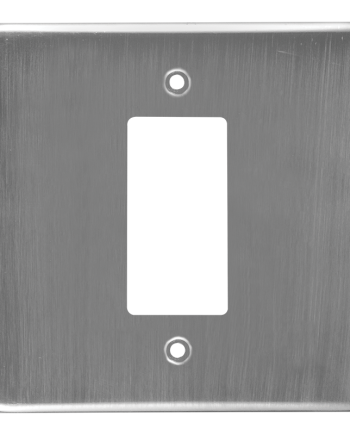 Crabtree Classic 4 Lever Steel Coverplate with Satin Chrome Finish
