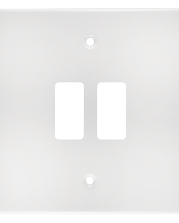 Crabtree Classic 2 Lever Steel Coverplate - Durable & Stylish