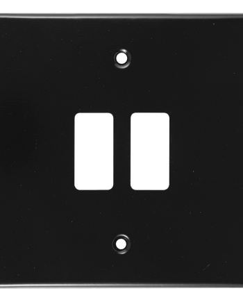 Crabtree Classic 2 Lever Steel Coverplate - Durable & Stylish