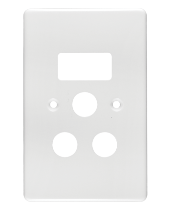 Crabtree Classic Single STD Switched Socket with Plastic Coverplate