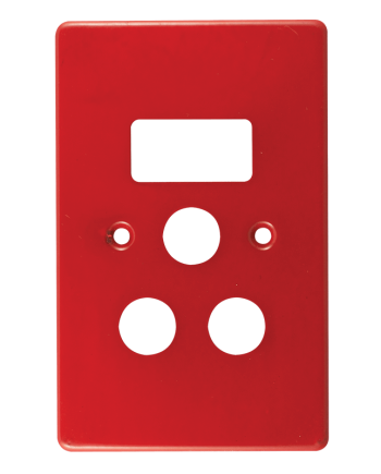 Crabtree Classic Single STD Socket Switched Plastic Coverplate