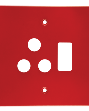 Crabtree Classic STD Single Switched Plastic Socket Coverplate