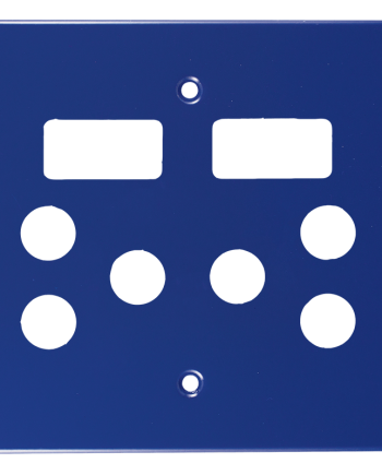 Crabtree Classic Double STD Switched Steel Socket (Old Type)