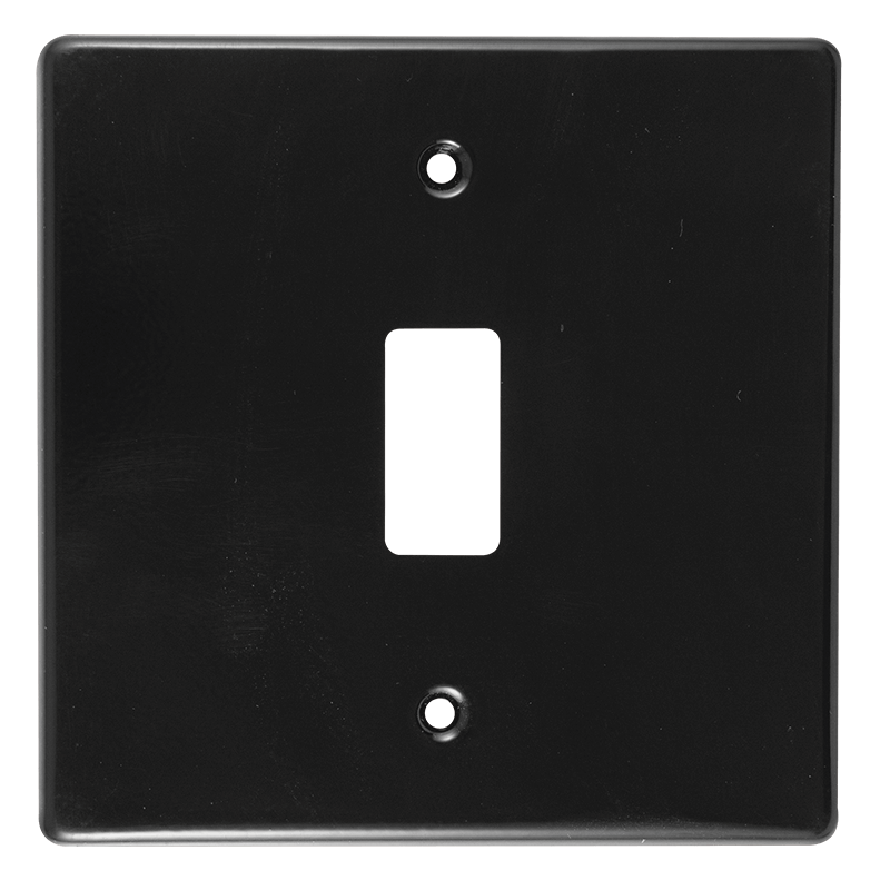 Crabtree Classic 1 Lever Steel Coverplate