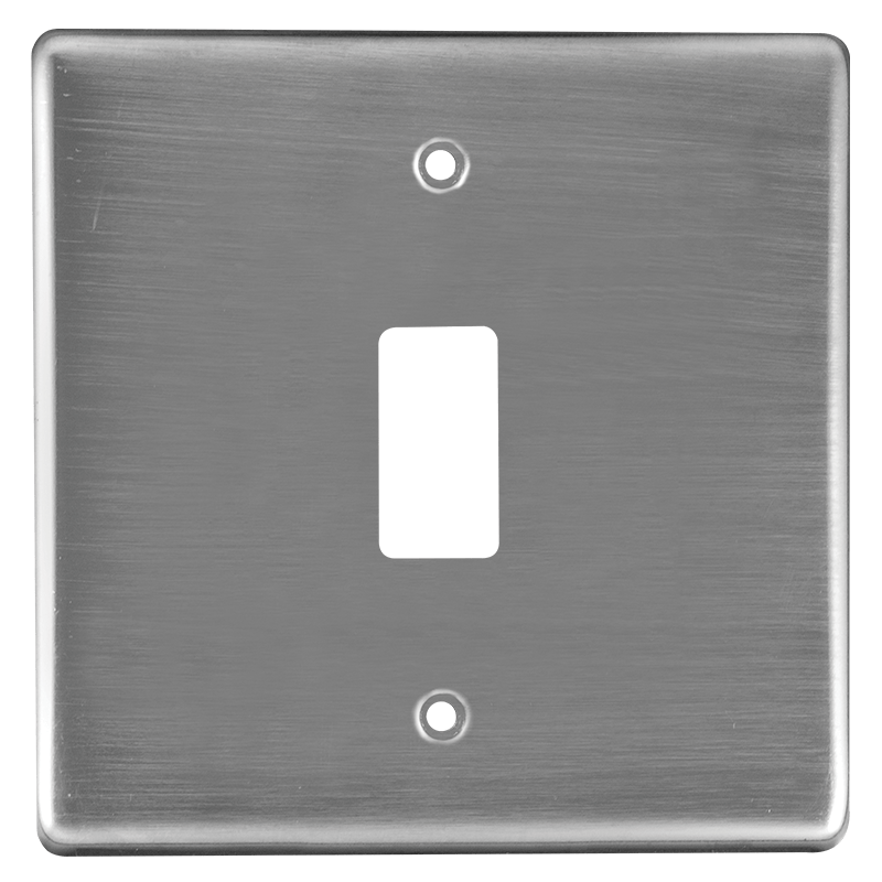 Crabtree Classic 1 Lever Steel Coverplate