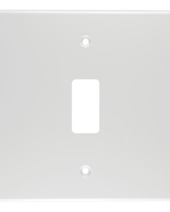 Crabtree Classic 1 Lever Plastic Coverplate 100x100 White