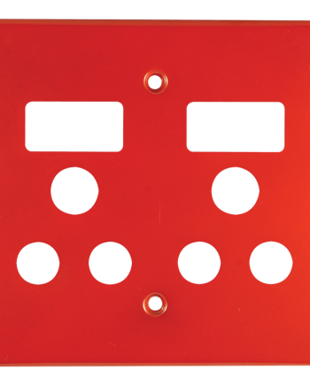 Crabtree Classic Double Monoblock Switched Plastic Socket Coverplate