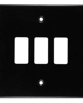 Crabtree Classic 3 Lever Steel Coverplate - Durable and Sleek Design