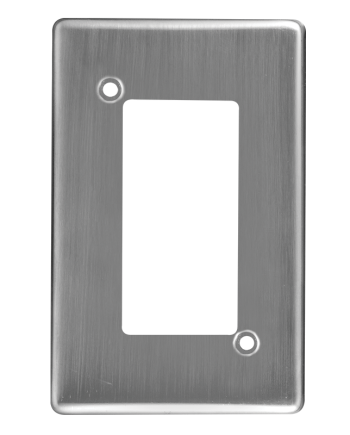 Crabtree Classic 4 Lever Steel Coverplate - Satin Chrome Finish