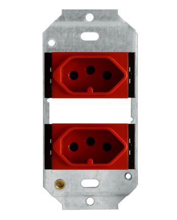 Crabtree Classic Duo 164-2-1 Unswitched Socket