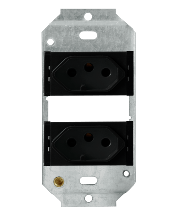 Crabtree Classic Duo 164-2-1 Unswitched Socket