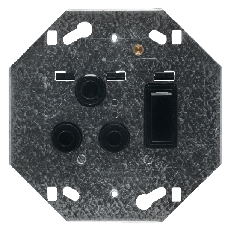 Crabtree Classic Single Dedicated Monoblock Switched Socket 164-4 on Yoke